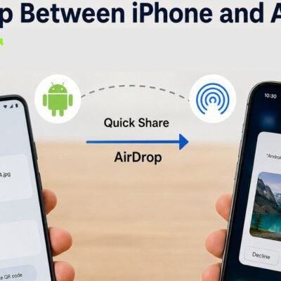 airdrop between iphone and android