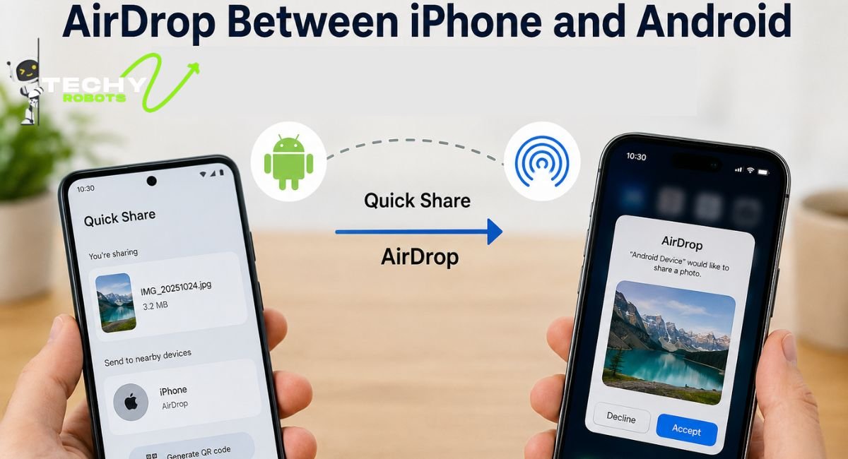 airdrop between iphone and android