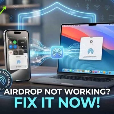 airdrop not working on mac