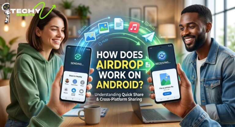 how does airdrop work on android