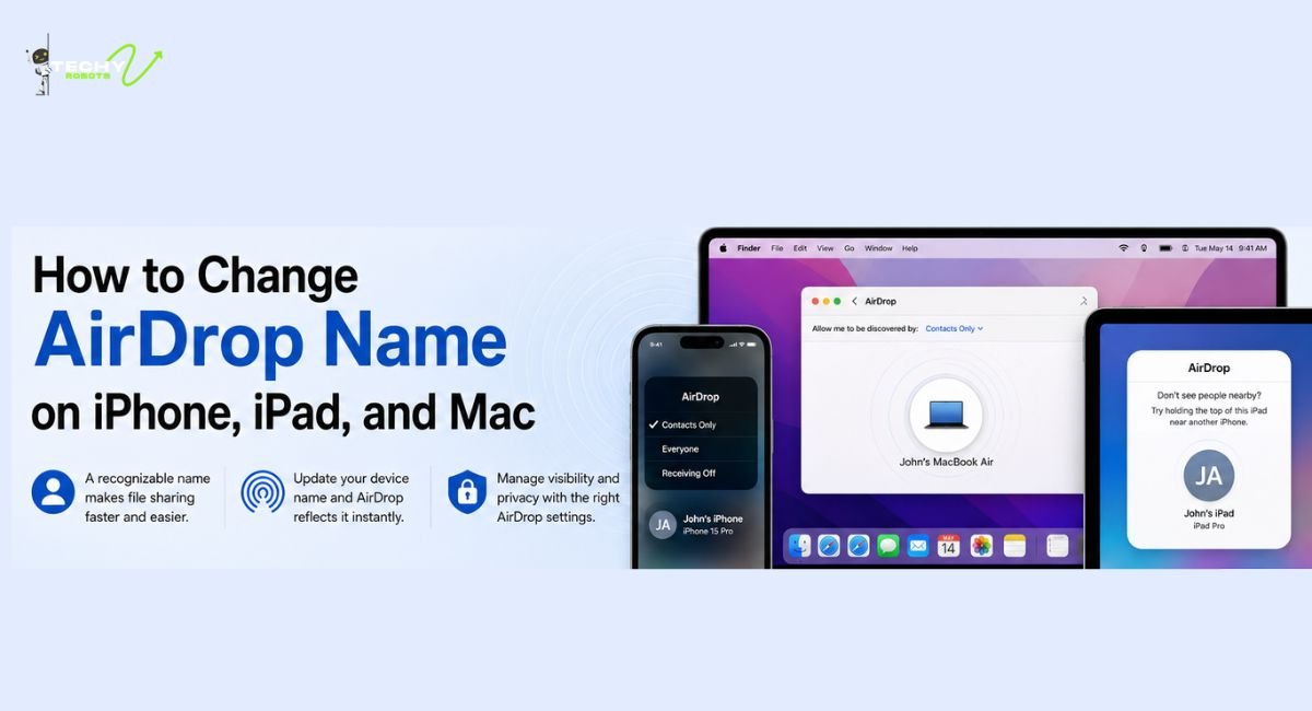 how to change airdrop name