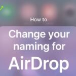 how to change your name for airdrop