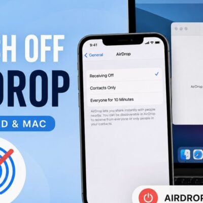how to switch off airdrop