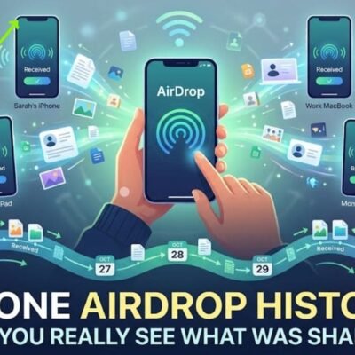iPhone AirDrop History